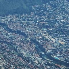 Flugwegposition um 10:07:10: Aufgenommen in der Nähe von Mostar, Bosnien und Herzegowina in 1605 Meter